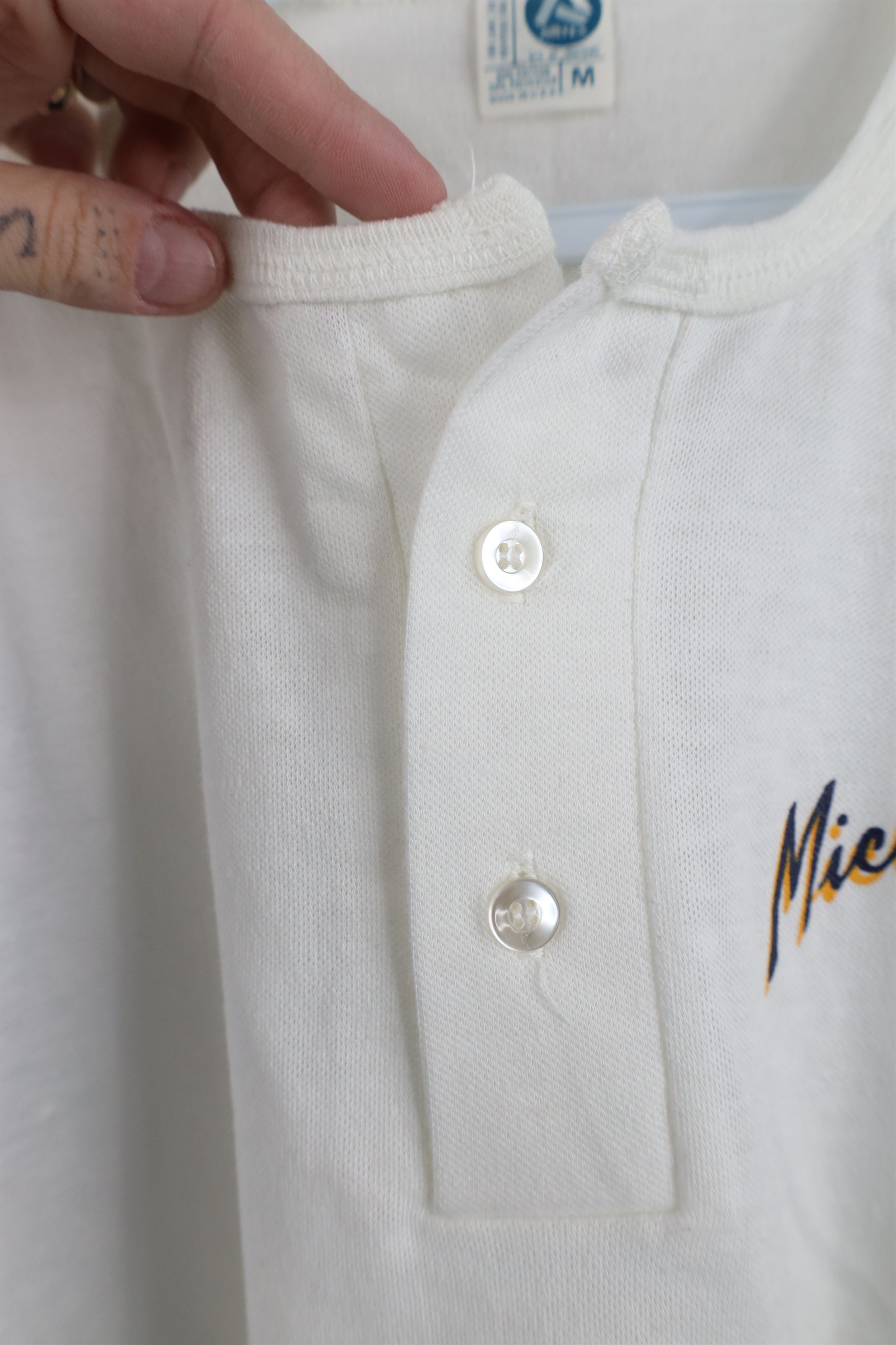 Vintage Vintage 70s University of Michigan 3/4 Sleeve Raglan T-Shirt Size M / US 6-8 / IT 42-44 - 6 Thumbnail
