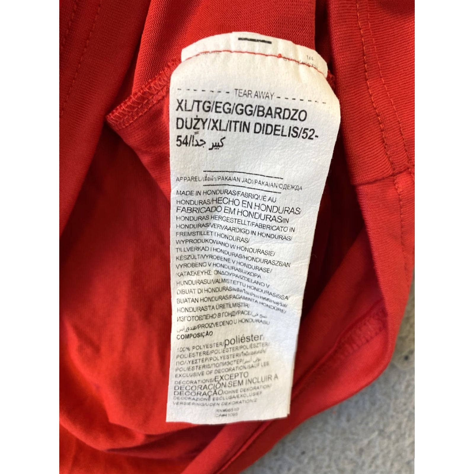 Under Armour Under Armour T-Shirt XL Red Crew Neck Short Sleeve Spell Out Loose Man Mens Adult XL Red Under Armour Shirt Size XL / US 12-14 / IT 48-50 - 8 Thumbnail