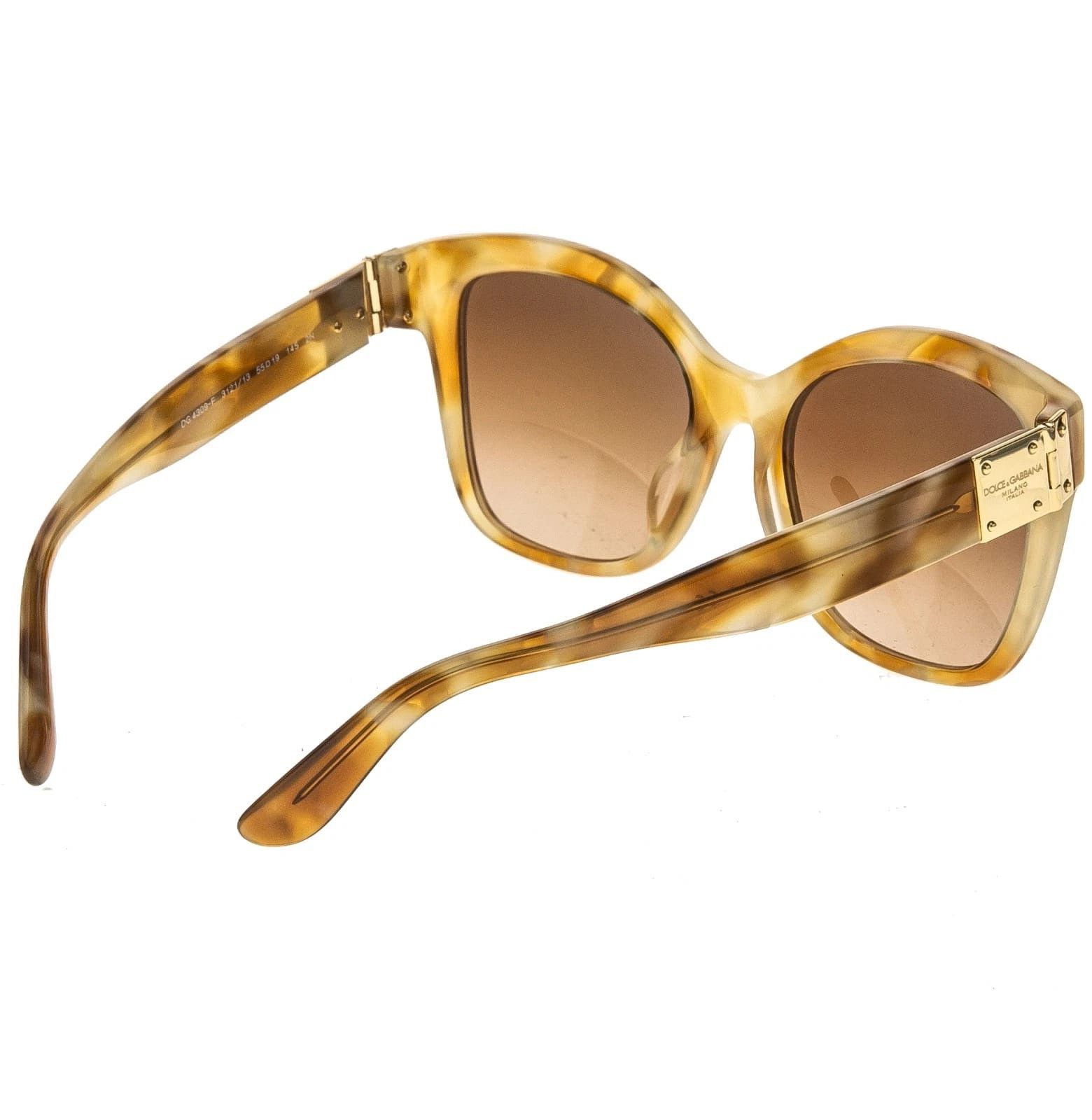 Dolce & Gabbana DOLCE & GABBANA DG4309 4309 Pearl Brown Gradient Sunglasses Size ONE SIZE - 9 Thumbnail