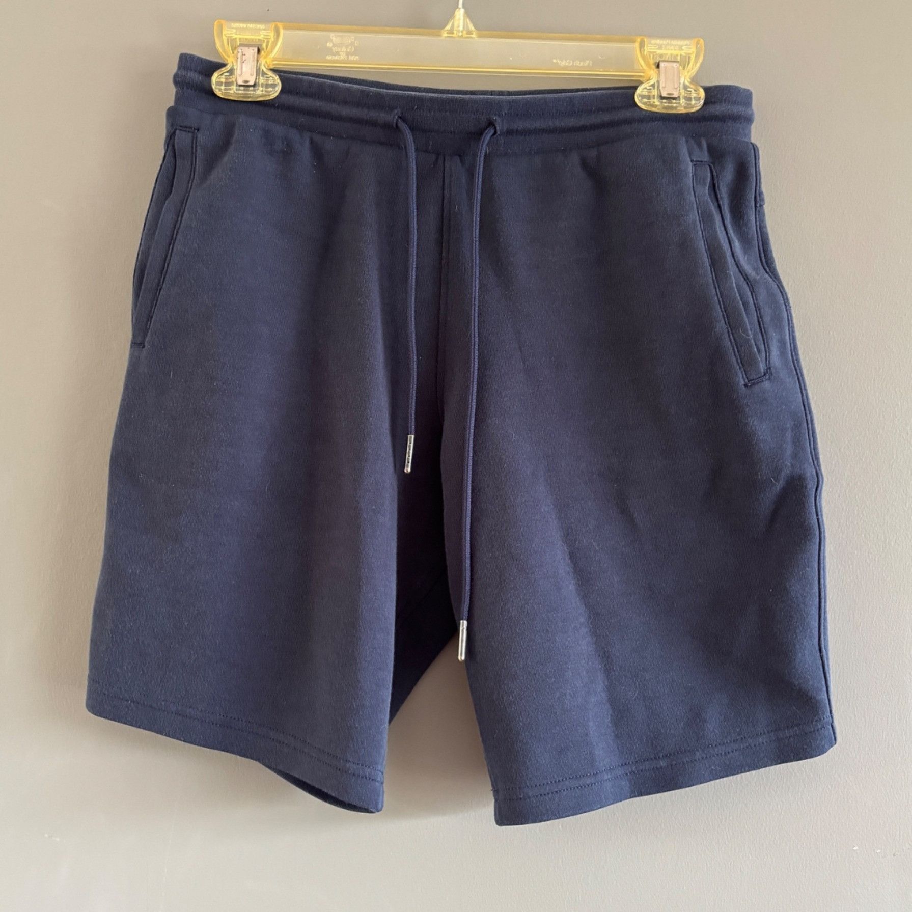 Express Express Mens XS Navy Blue Knit Sweat Shorts Drawstring Elast Size US 30 / EU 46 - 1 Thumbnail