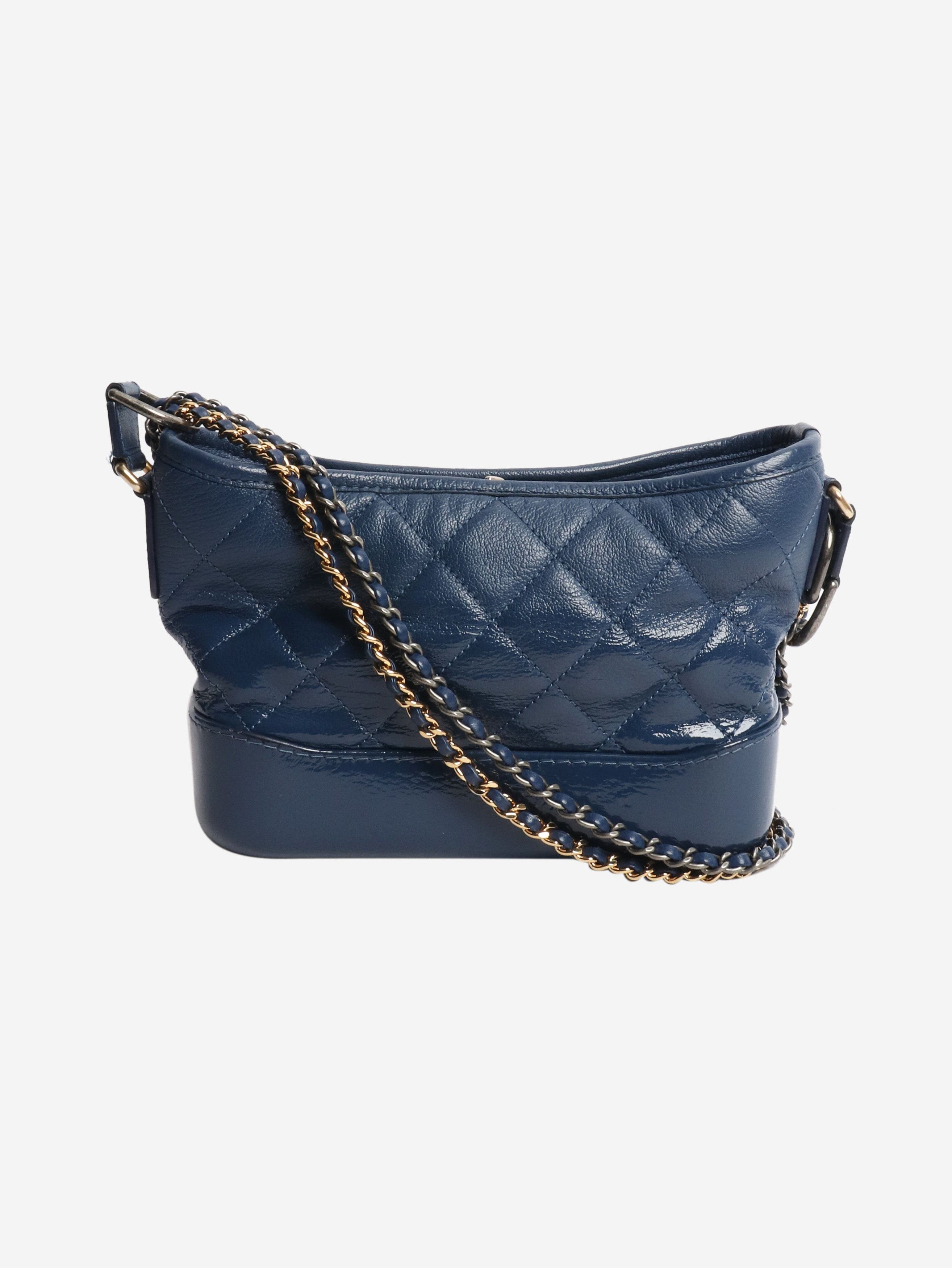Chanel Blue 2018 patent small Gabrielle bag Size ONE SIZE - 1 Thumbnail