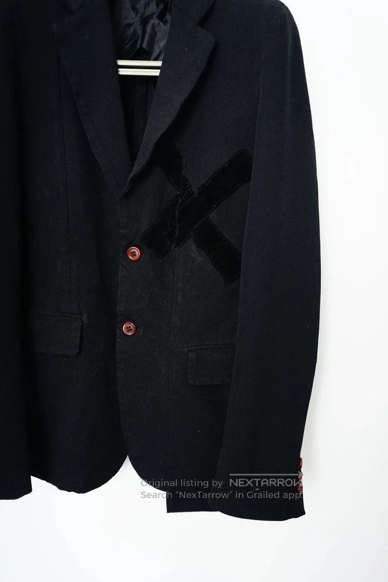 Comme des Garcons Comme des Garçons Embroidered Polyester Blazer. Size US XS / EU 42 / 0 - 4 Thumbnail