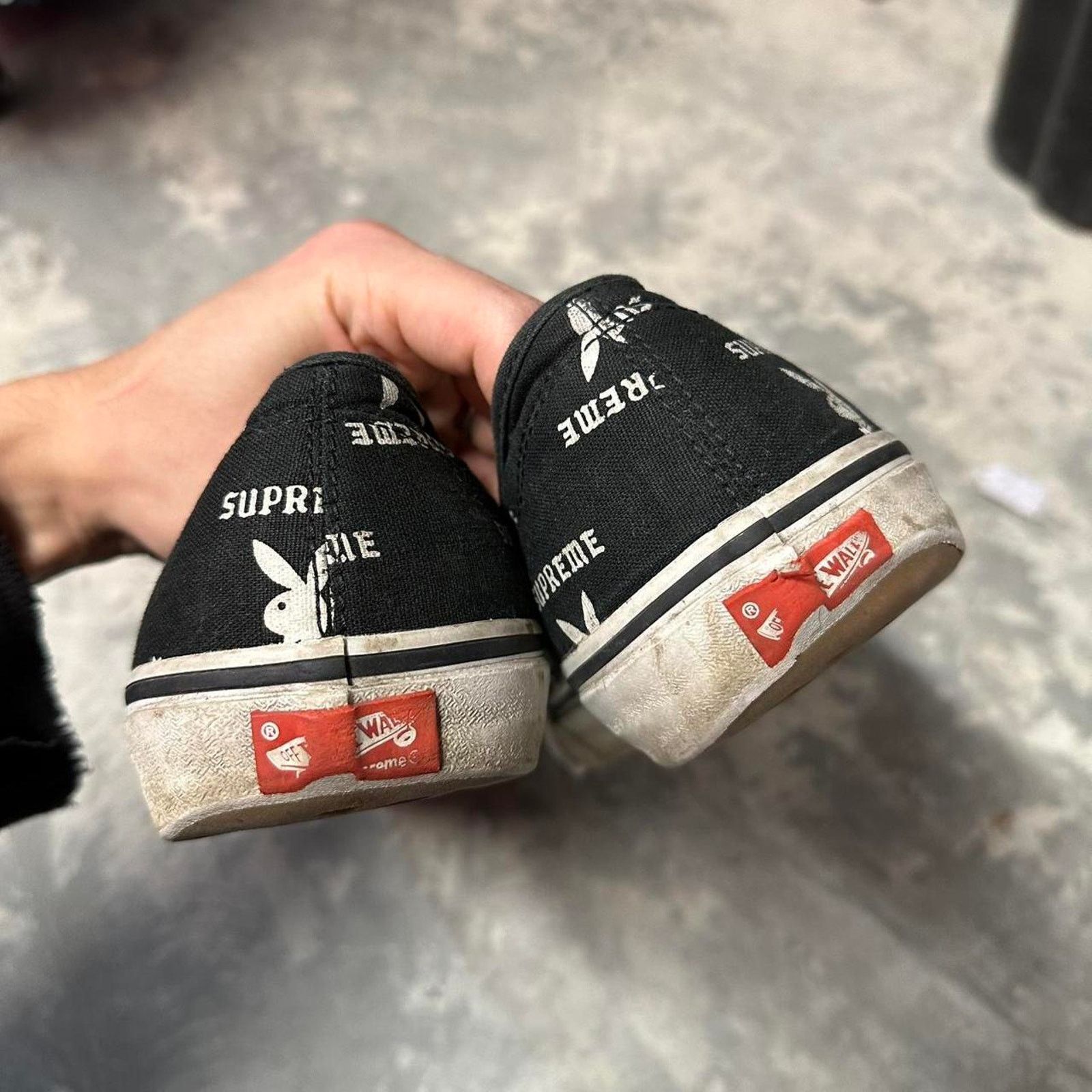 Playboy × Supreme × Vans Rare FW13 Black Supreme Playboy Vans Authentic Pro Shoe Size US 10 / EU 43 - 4 Thumbnail