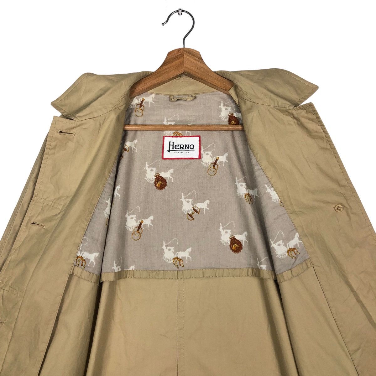Herno 🔥Vintage Herno Made in Italy Long Jacket Rare Lining Design Size US M / EU 48-50 / 2 - 14 Thumbnail