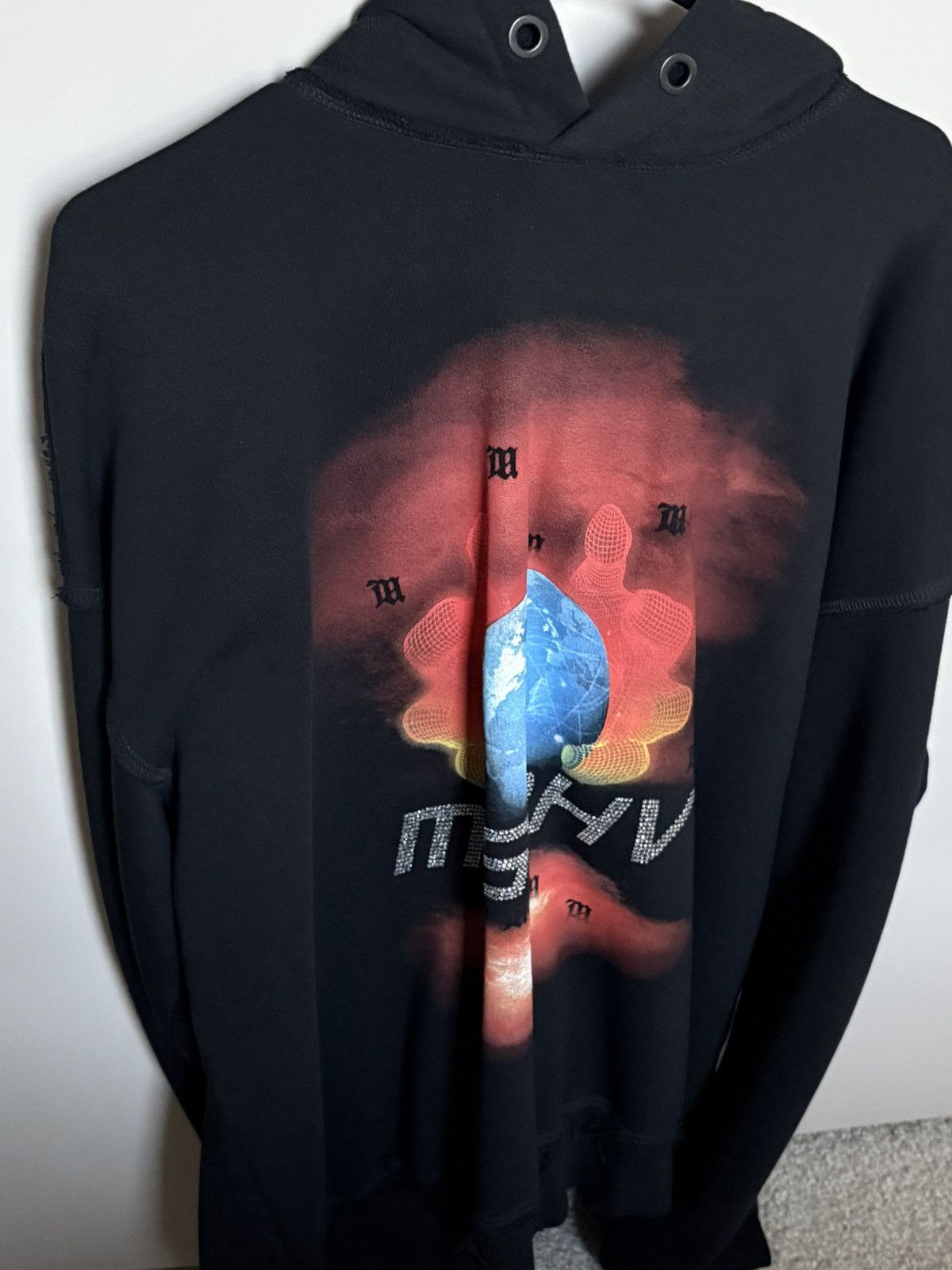 Misbhv Misbhv globe crystal hoodie Size US M / EU 48-50 / 2 - 3 Thumbnail