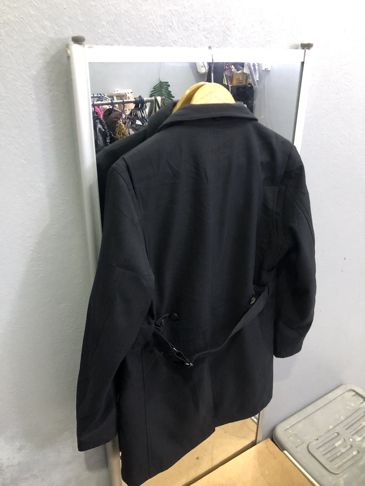 Japanese Brand Japanese Herringbone Convertible Stand Collar Coat Size US S / EU 44-46 / 1 - 13 Thumbnail