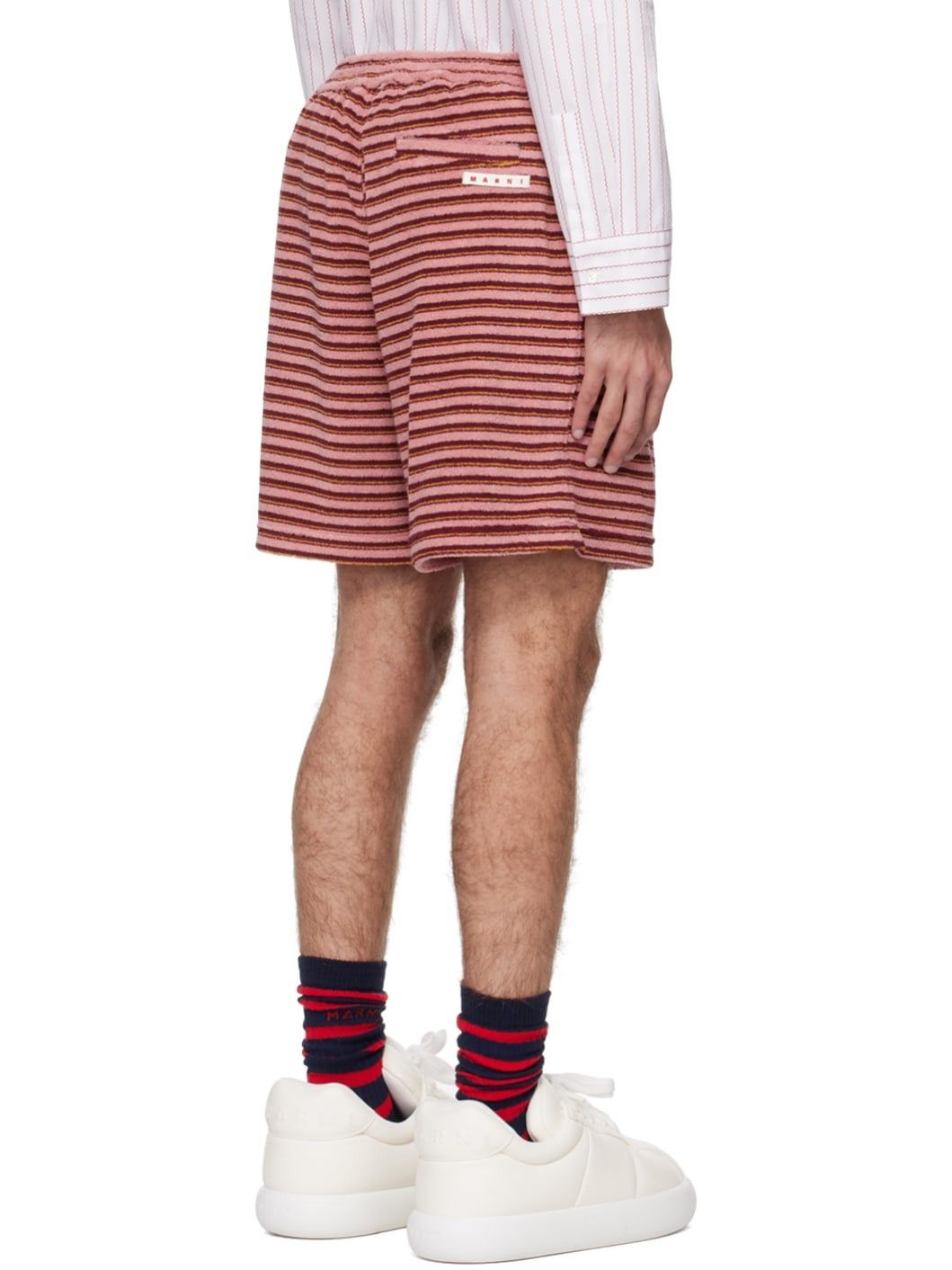 Marni o1w1db10125 Striped Shorts in Pink Size US 38 / EU 54 - 3 Thumbnail