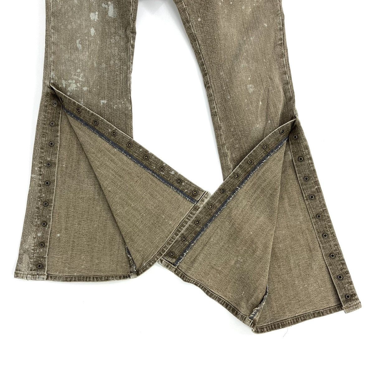 If Six Was Nine × Seditionaries Oririn Flare Jeans Faded Bushpants Size US 30 / EU 46 - 6 Thumbnail