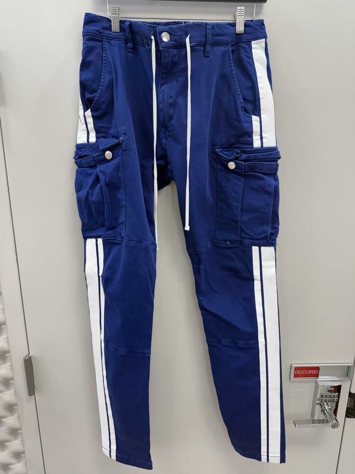 Amiri Amiri Blue Cargo Jeans Size US 33 - 1 Thumbnail