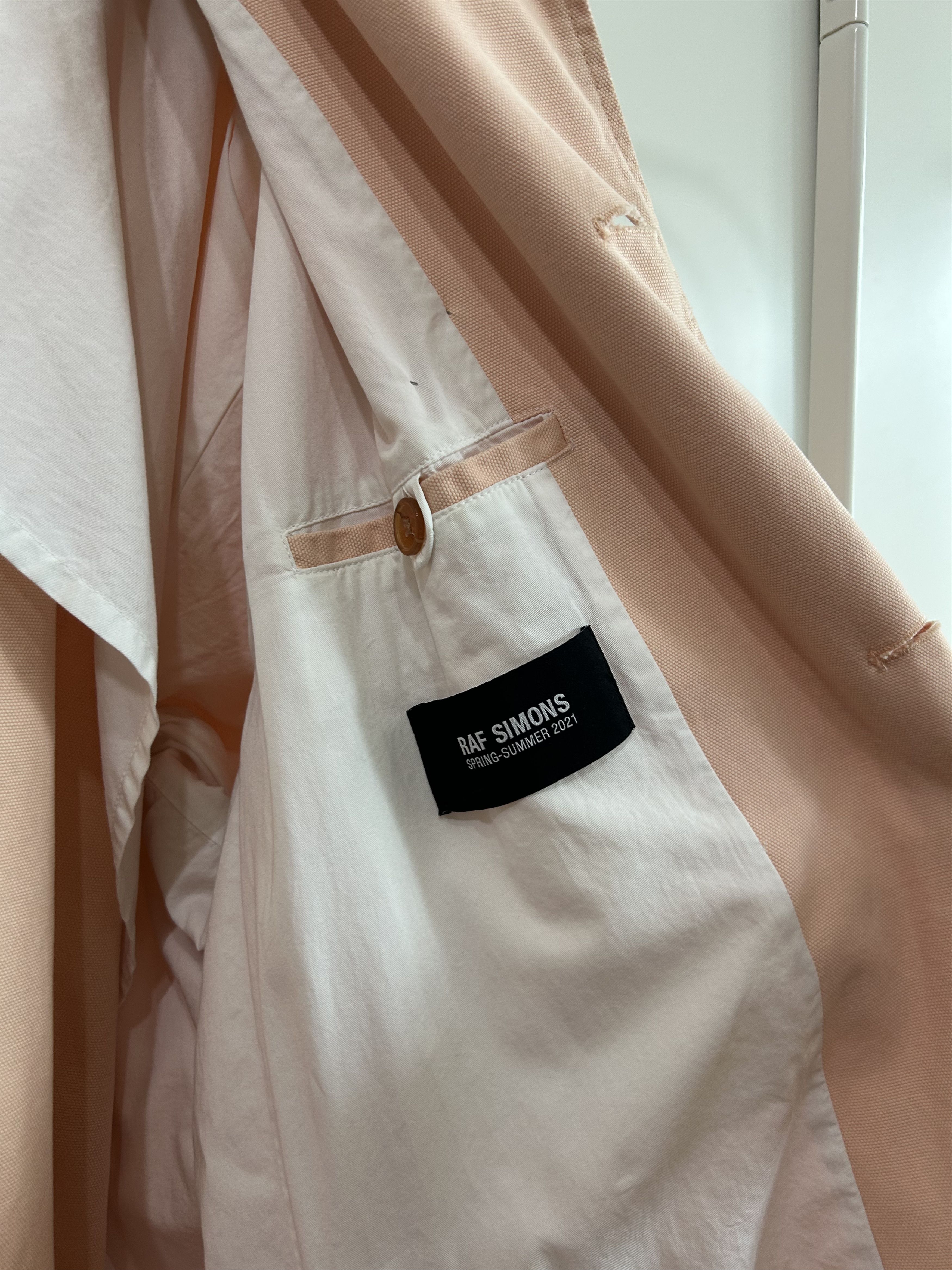 Raf Simons RAF SIMONS Maxi Canvas Trench Coat (21FW) Size US S / EU 44-46 / 1 - 10 Thumbnail