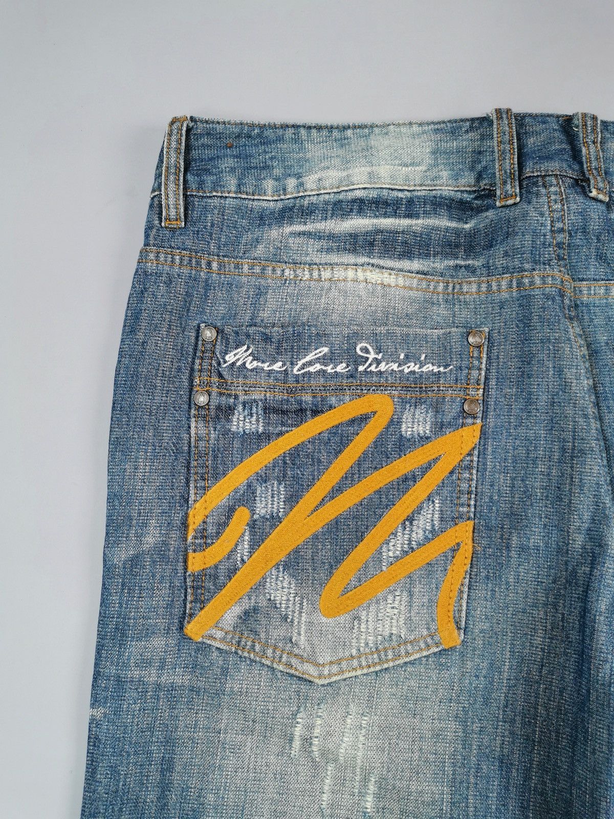 Japanese Brand More Core Division M.C.D Jeans (LG68) Size US 37 - 8 Thumbnail