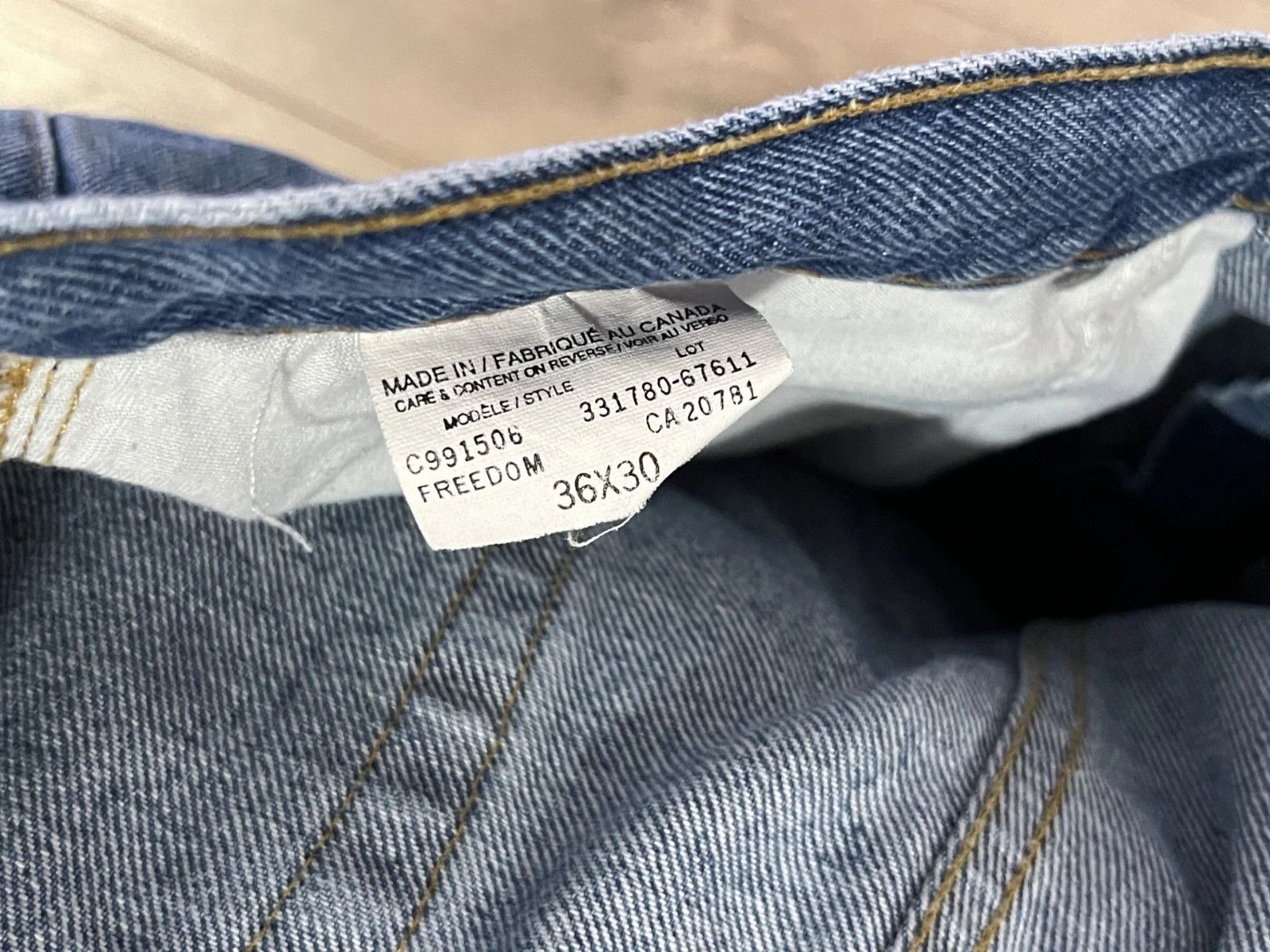 Tommy Hilfiger Vintage 90's/2000's Tommy Hilfiger Jeans 36x32 Size US 36 / EU 52 - 5 Thumbnail