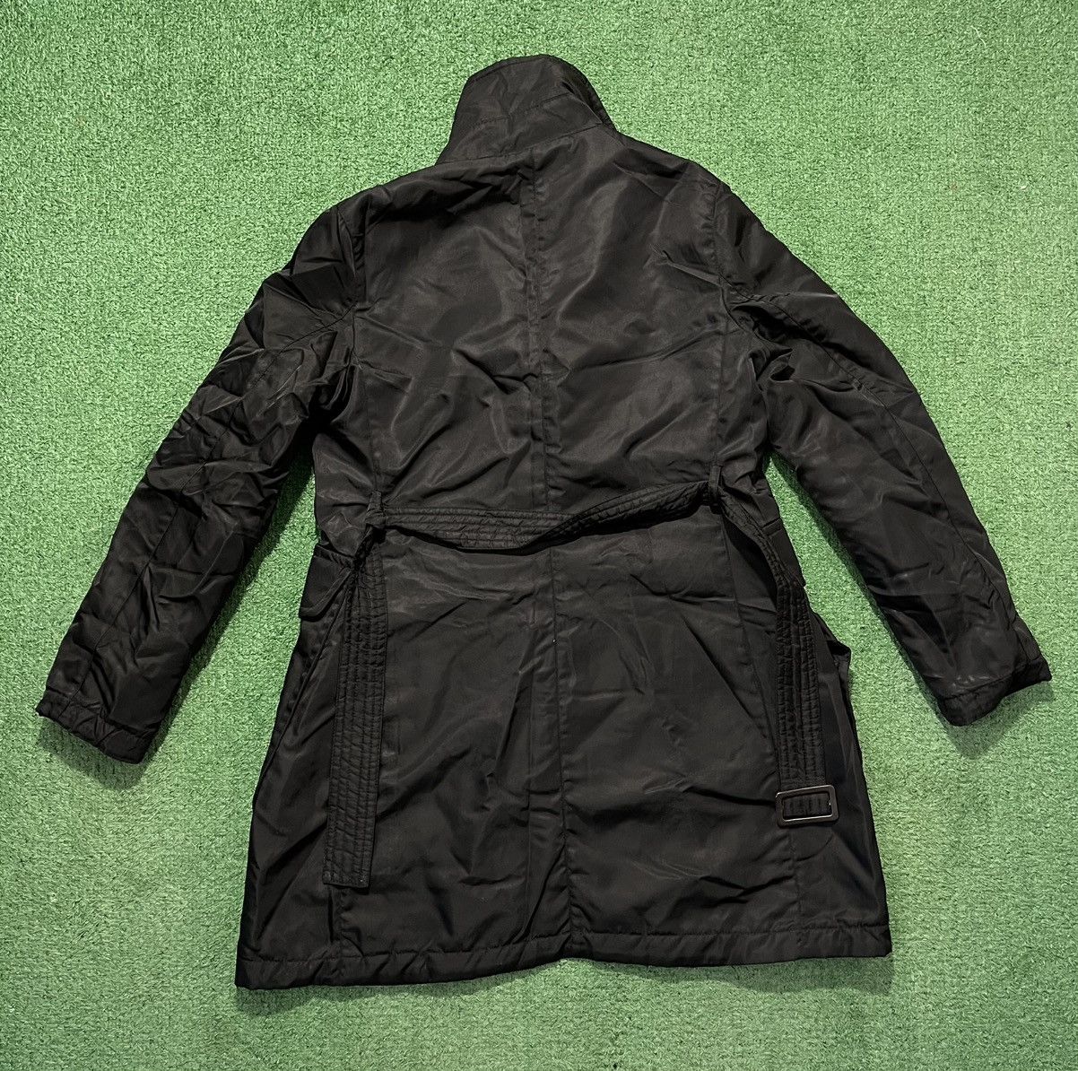 Burberry Thomas Burberry Coat Trench Black Size L / US 10 / IT 46 - 2 Thumbnail