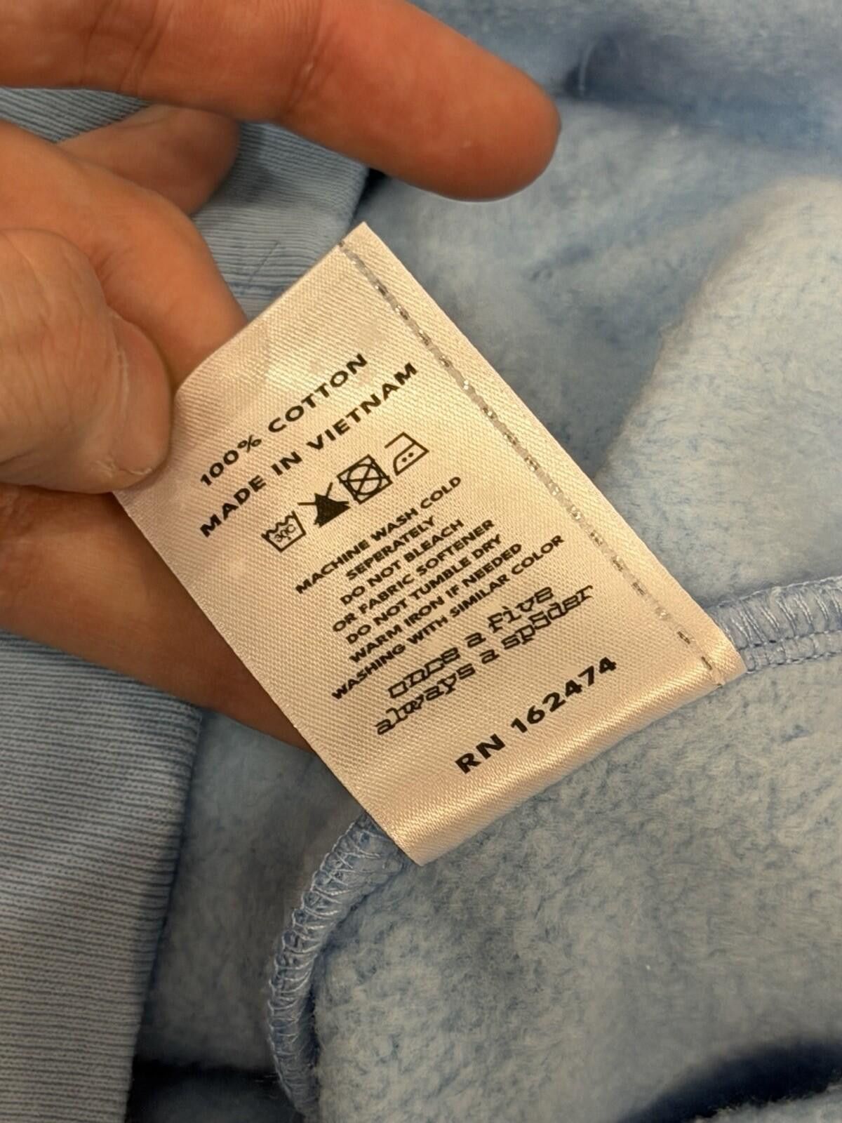 Sp5der Sp5der Stone Hoodie Size (Medium) 2026 100% Authentic Blue Size US M / EU 48-50 / 2 - 9 Thumbnail