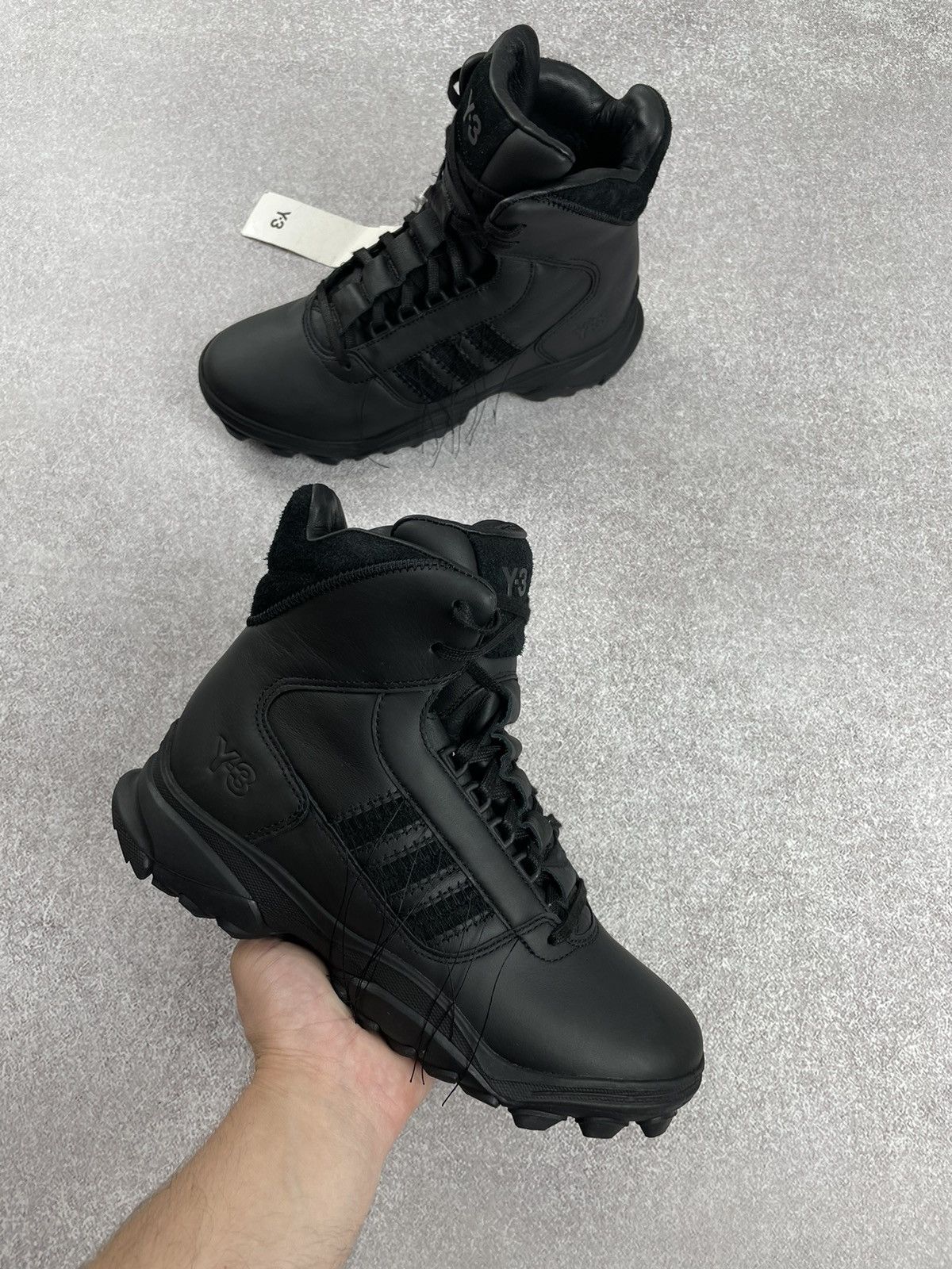 Adidas Japanese Brand Y 3 Adidas Y 3 Yohji Yamamoto GSG9 Black Leather Boots Grailed