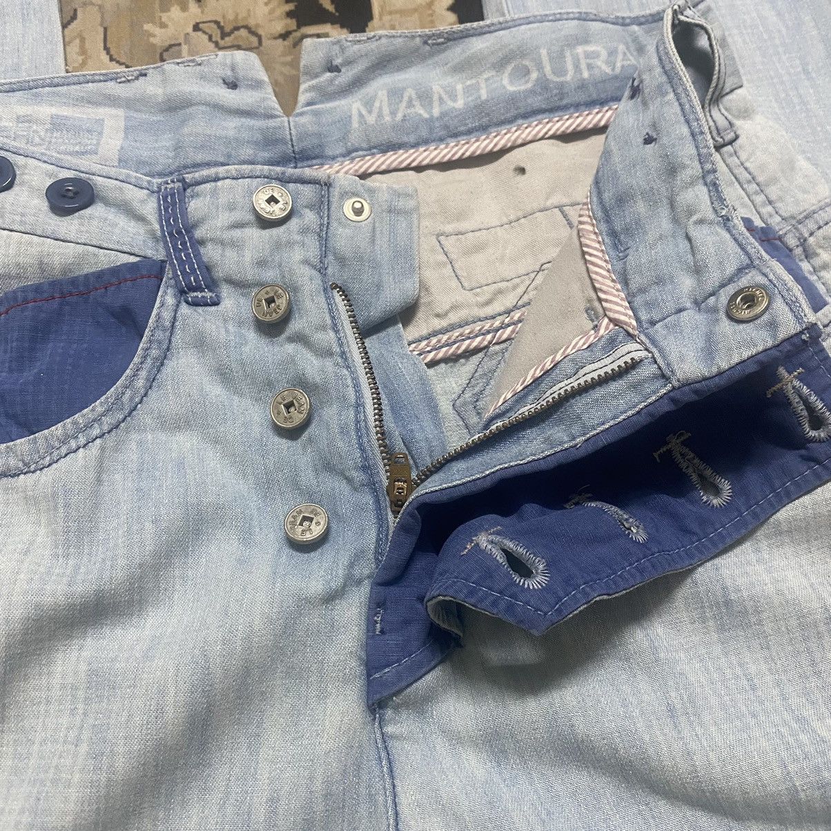 Marithe + Francois Girbaud Marithe Francois Girbaud Denim Mantourage Pants Size US 29 - 19 Thumbnail