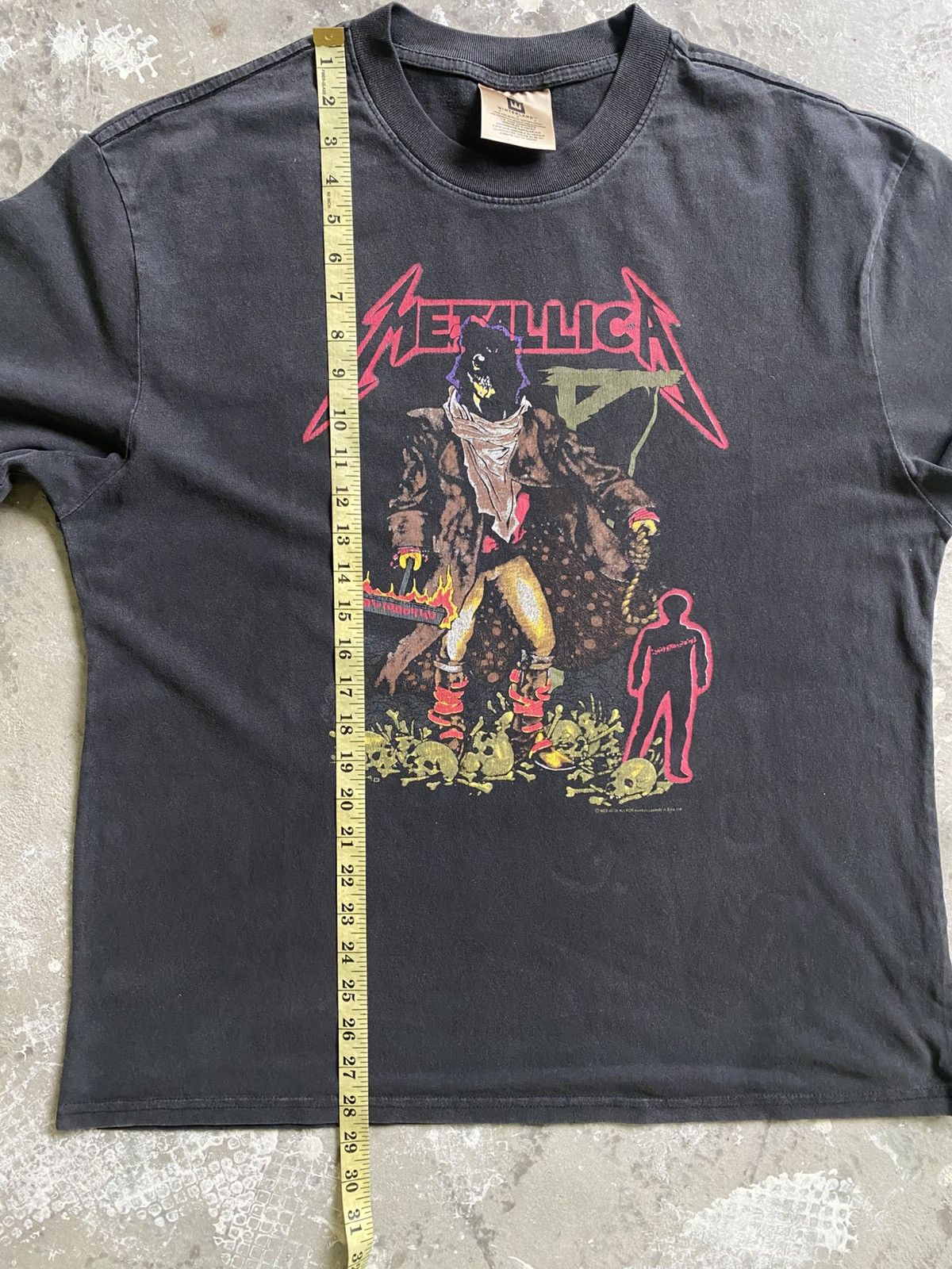 Band Tees × Metallica × Vintage Metallica The Unforgiven Pushead Repro Band Tee Size US M / EU 48-50 / 2 - 13 Thumbnail