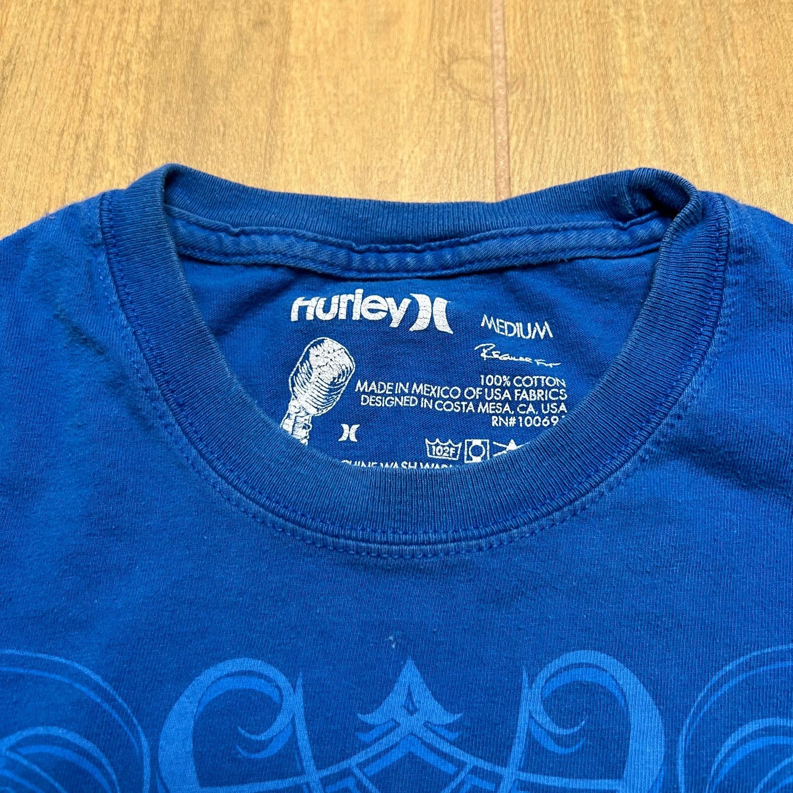 Hurley Y2K Hurley International T-shirt Mens Medium Blue skater Size US M / EU 48-50 / 2 - 3 Thumbnail