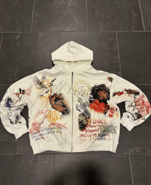 Japanese Brand y2k hip-hop clothing popular oversized hoodies Size US M / EU 48-50 / 2 - 4 Thumbnail