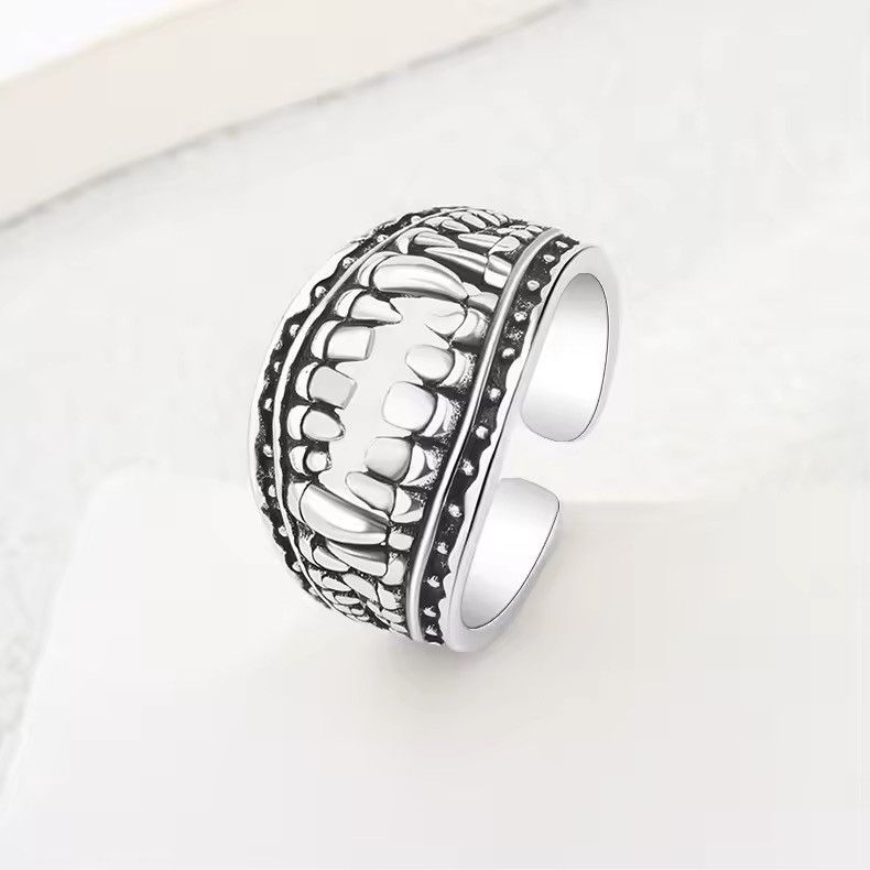 Jewelry Creative Monsters Tusks Ring Size ONE SIZE - 6 Thumbnail
