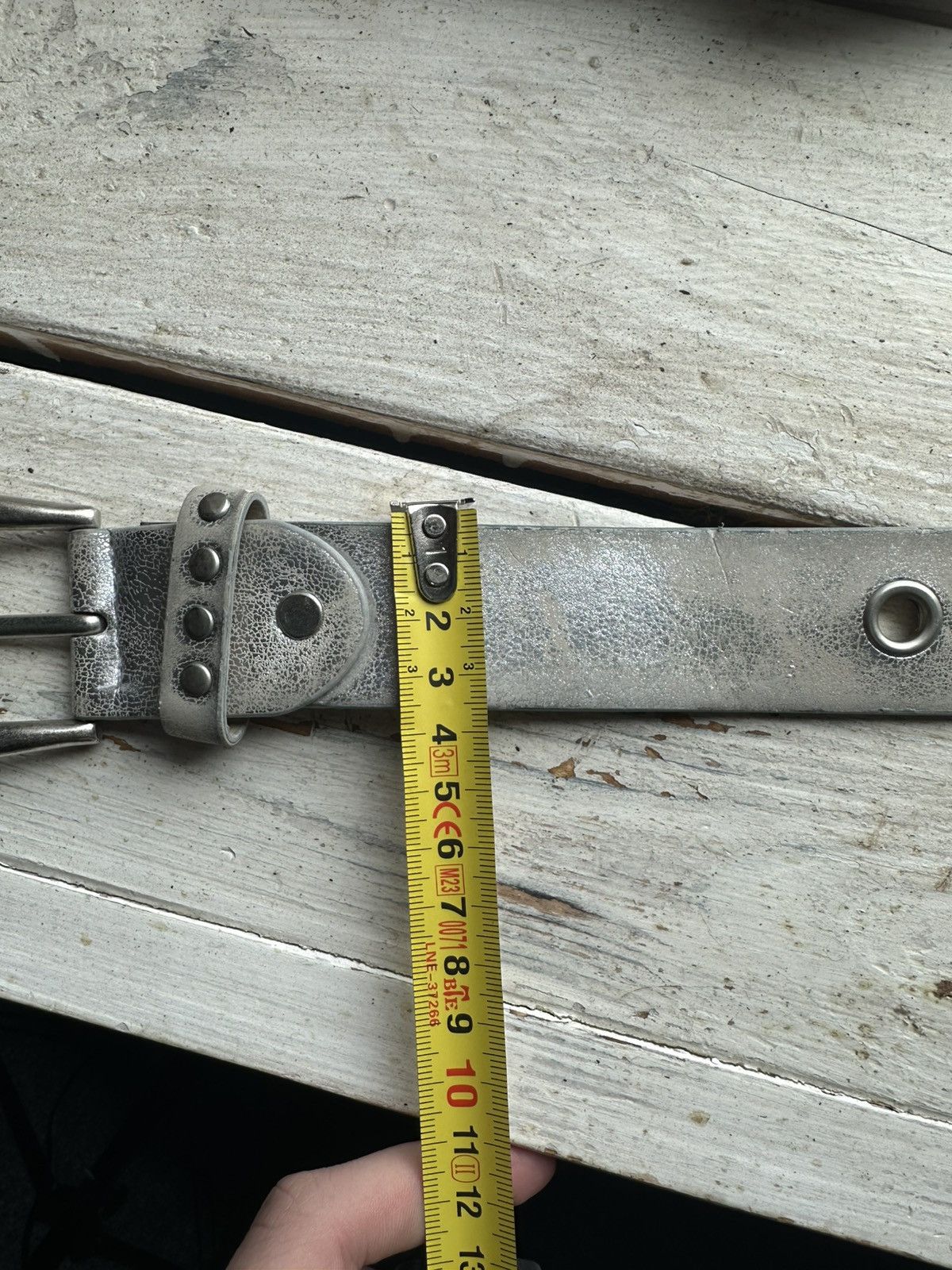 Japanese Brand × Vintage 🚨Vintage Crazy Metal Belt Drip Japanese Hype bb Simon Size ONE SIZE - 9 Thumbnail
