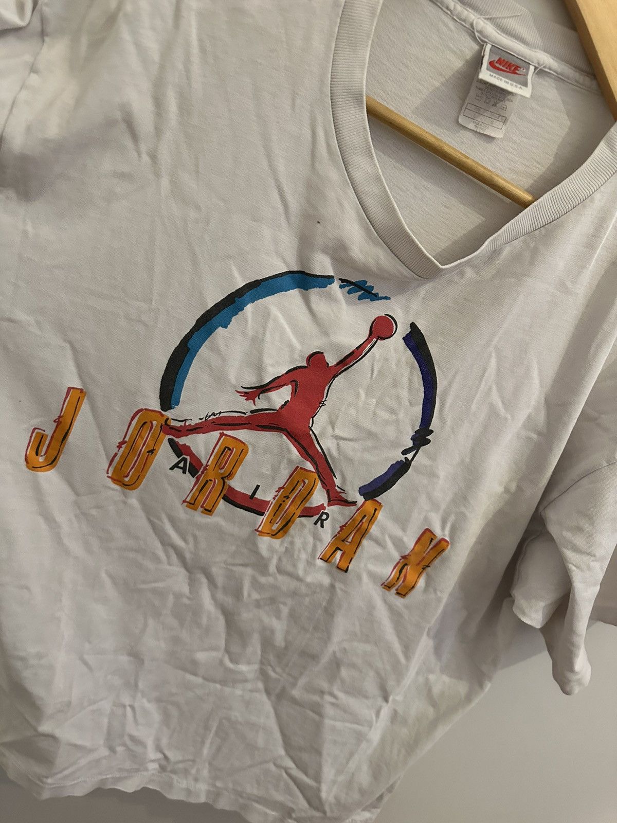 Nike Nike Air Jordan Shirt T-Shirt Size XL Vintage Jordan Shirt Size US L / EU 52-54 / 3 - 4 Thumbnail