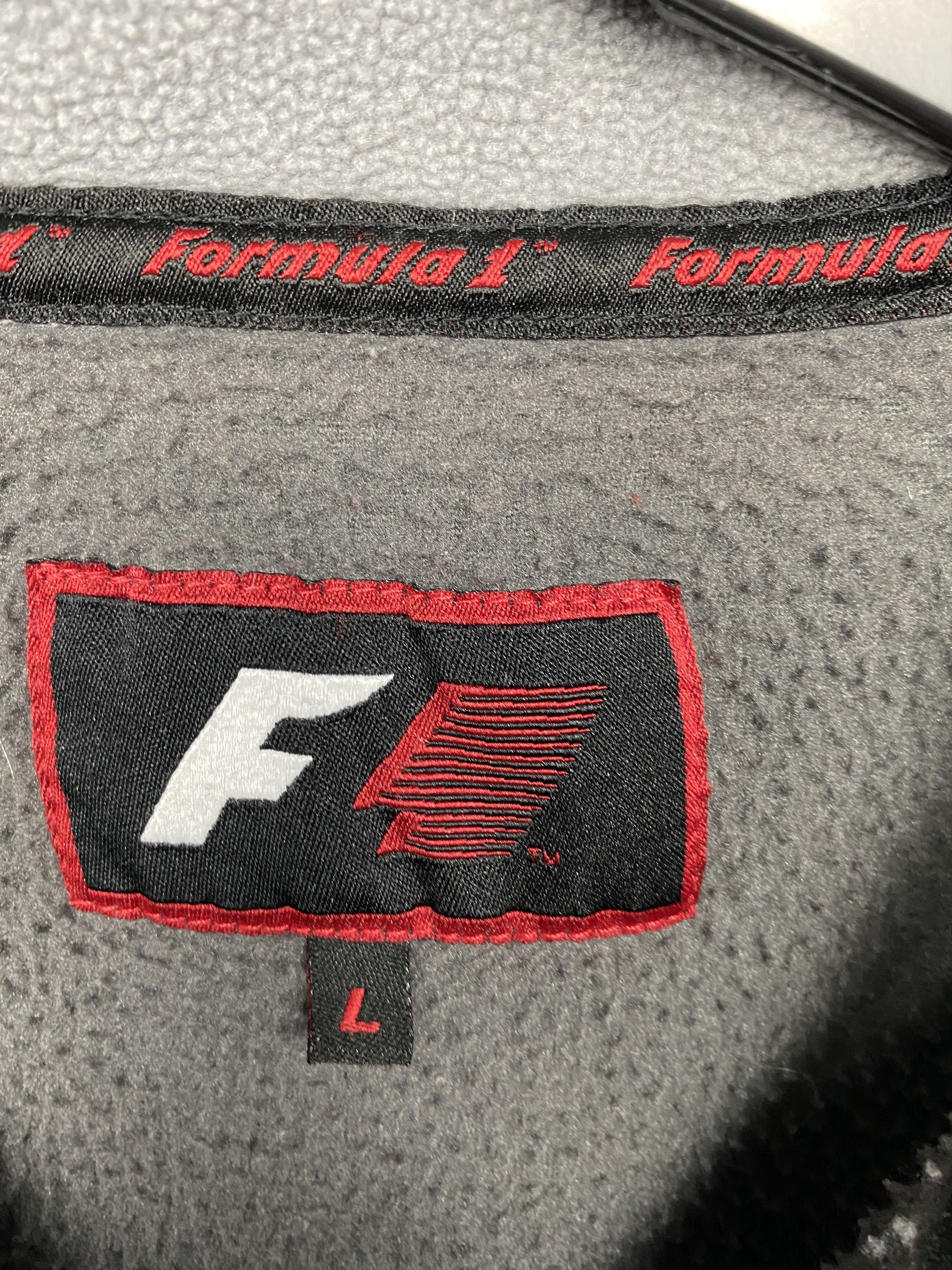 Formula 1 Formula Uno 1 Vintage Mens 1\4 Zip Fleece Jacket Size US L / EU 52-54 / 3 - 5 Thumbnail