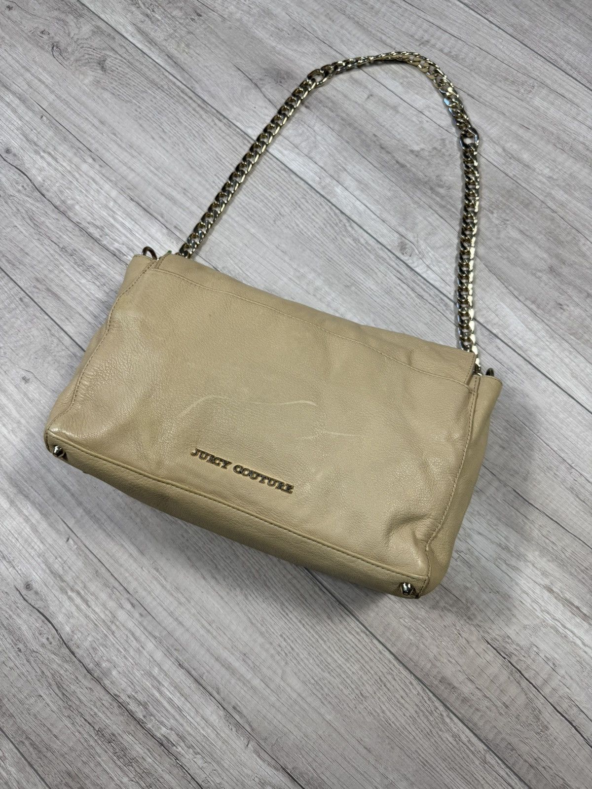 Japanese Brand VTG JUICY COUTURE RARE Y2K Japan Rick Style Gold Handbag Size ONE SIZE - 7 Thumbnail