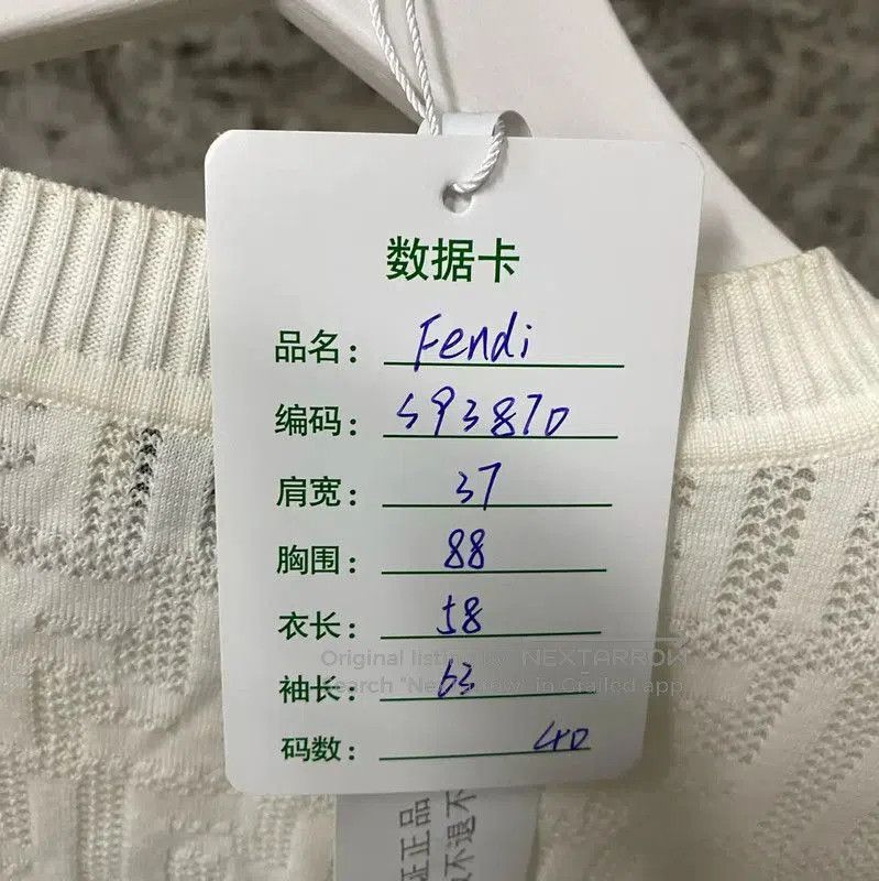 Fendi Fendi Women's White Knit Sweater . Size XXS / US 00 / IT 34 - 8 Thumbnail