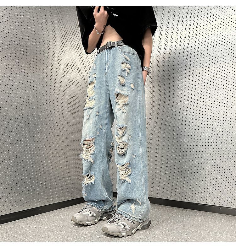 Vintage High Street Ripped Jeans Size US 32 / EU 48 - 3 Thumbnail