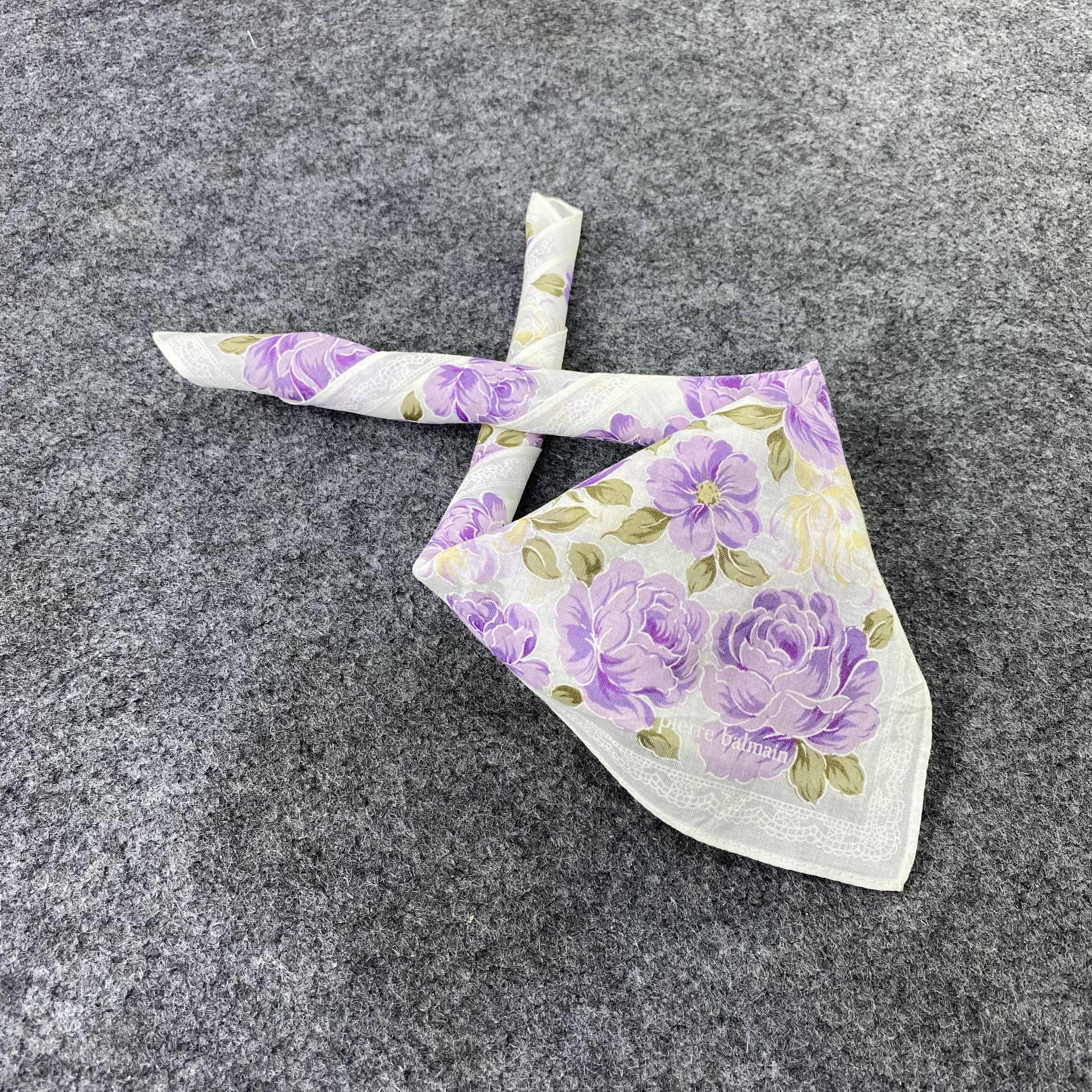 Pierre Balmain Pierre Balmain Handkerchief / Bandana / Neckerchief-B1383 Size ONE SIZE - 1 Thumbnail