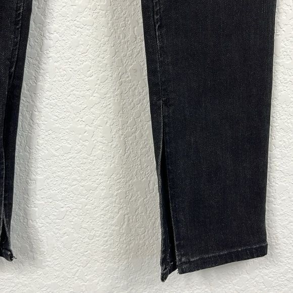 Alexander Wang Alexander Wang Stovepipe Slit Hem Denim Flat Back Trouser De Size 26" / US 2 / IT 38 - 4 Thumbnail
