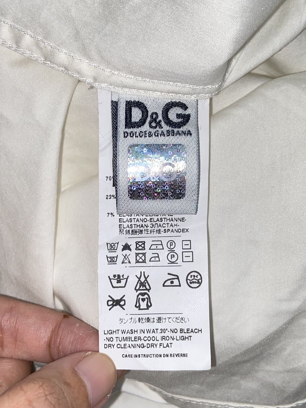 Dolce & Gabbana DOLCE & GABBANA White Shirt Suit Size US S / EU 44-46 / 1 - 14 Thumbnail