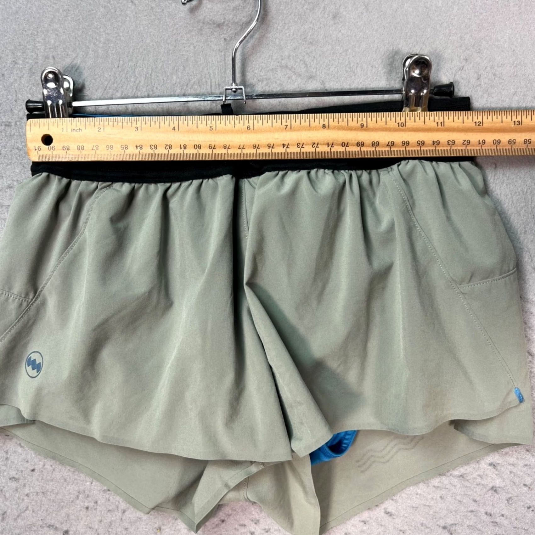Vintage Janji Womens XS Running Shorts Sage Green w/ Inner Liner Athletic Gym Size 26" / US 2 / IT 38 - 5 Thumbnail