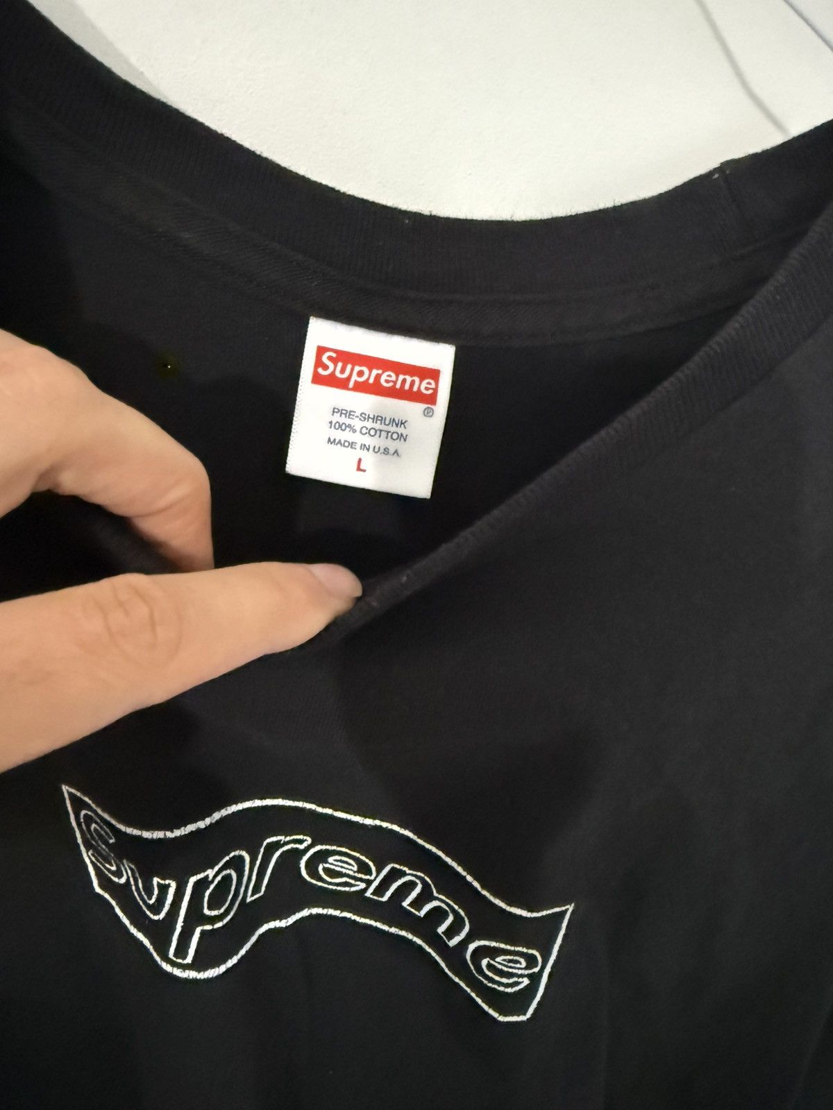 Supreme Supreme kaws large box logo black Size US L / EU 52-54 / 3 - 3 Thumbnail
