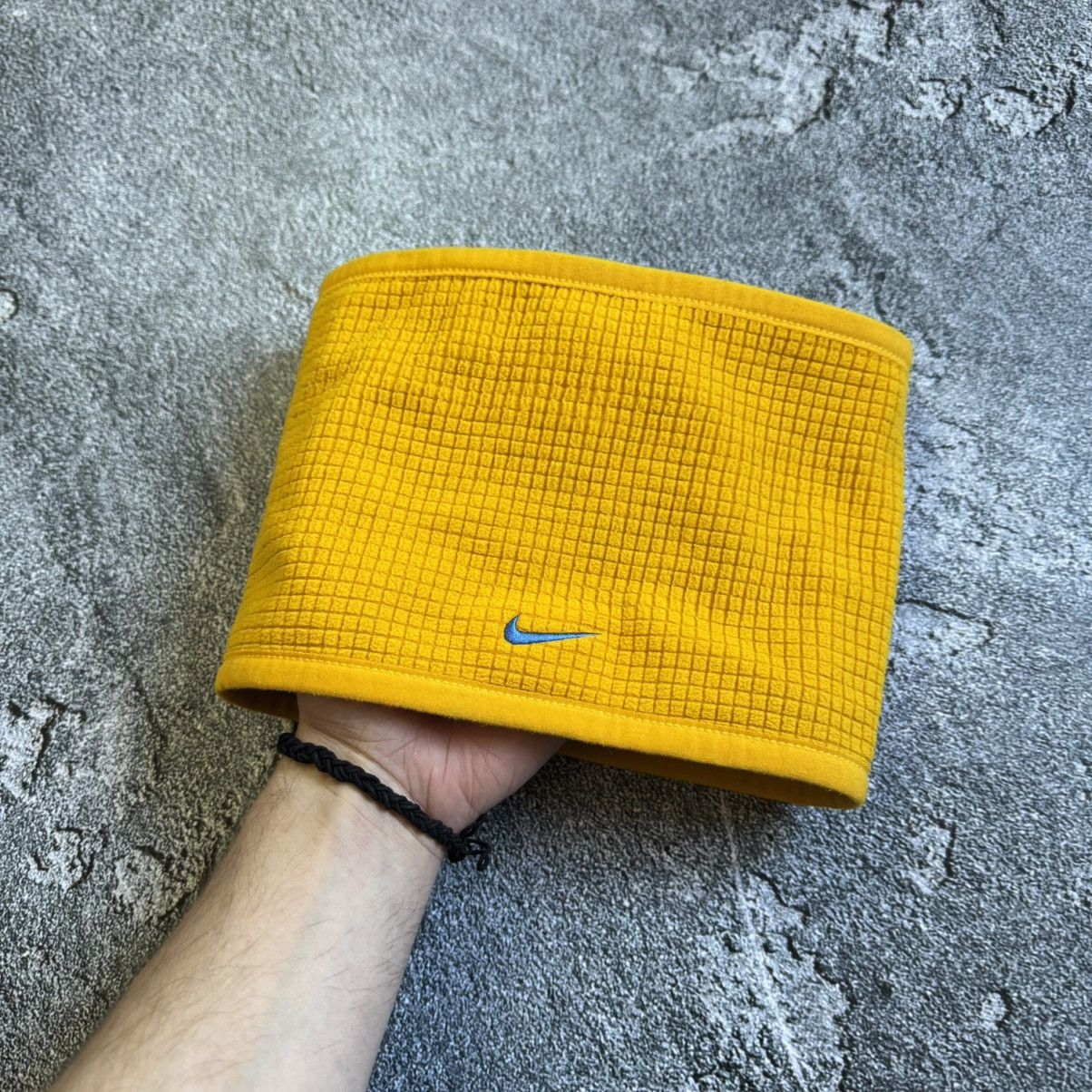 Nike Nike Fleece Neck Warmer Snood Colour Blue&Yellow Vintage Size ONE SIZE - 3 Thumbnail