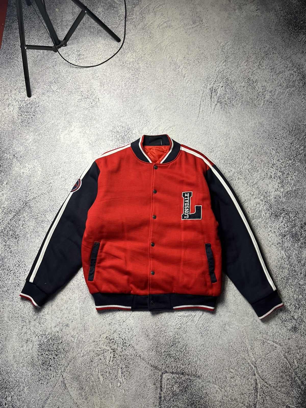 Lonsdale VINTAGE Rare Lonsdale London Streetwear Bomber Jacket MA1 Size US M / EU 48-50 / 2 - 7 Thumbnail