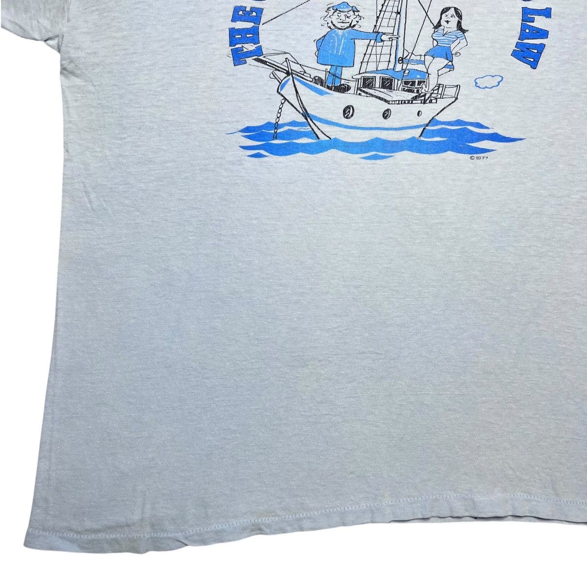Vintage Vintage 1977 The Captains Word Is Law Kinky Fisherman Tee Size US L / EU 52-54 / 3 - 7 Thumbnail
