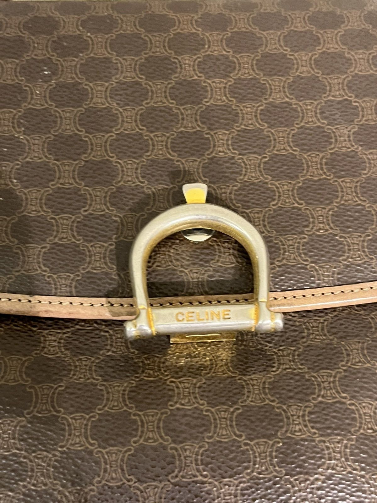 Celine CELINE KELLY BAG MACADAM Size ONE SIZE - 10 Thumbnail