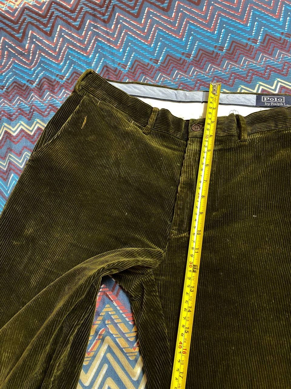 Polo Ralph Lauren × Vintage Vintage Polo Ralph Lauren Velvet Pants Y2K Corduroy Size US 34 / EU 50 - 7 Thumbnail