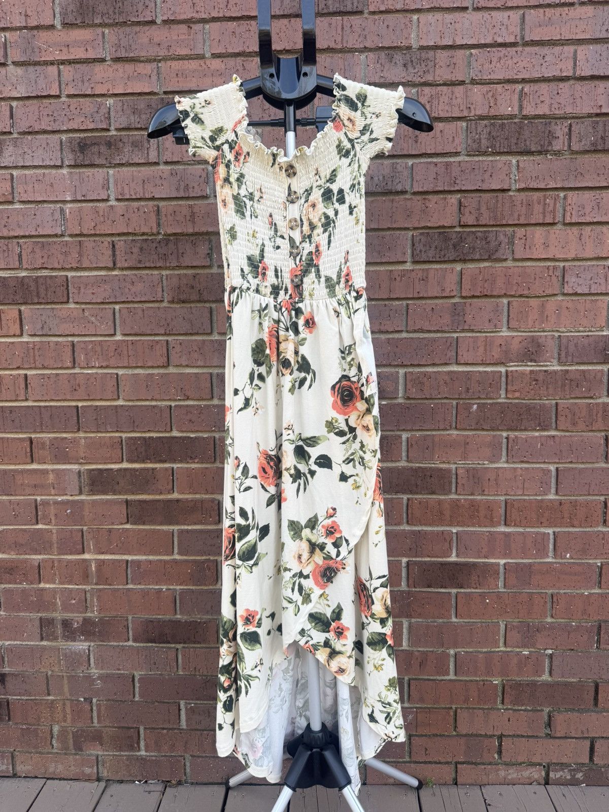 Other J For Justify Floral Rose Multicolor Dress Hi-Low Dress Size S / US 4 / IT 40 - 1 Thumbnail