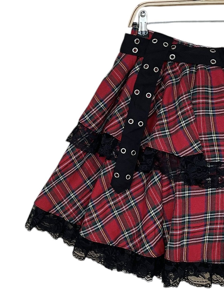 Japanese Brand × Seditionaries × Vintage Vintage Japanese Brand Gloomy Acdcray Bondage Skirt 1990s Size 22" - 5 Thumbnail