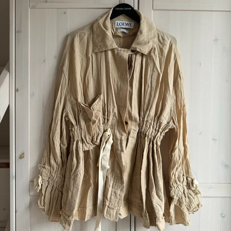Loewe LOEWE Heavy pleated blazer Size XS / US 0-2 / IT 36-38 - 1 Thumbnail