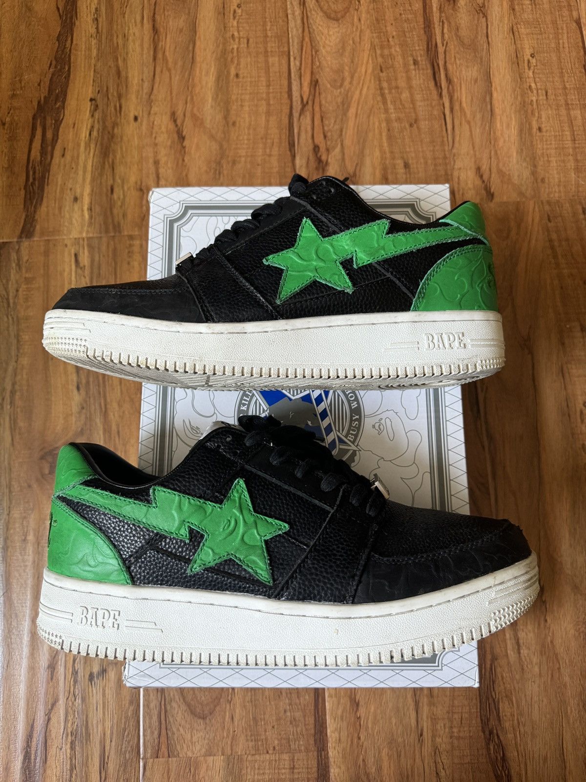 Bape Bape x Gunna Bapesta Low Size US 10.5 / EU 43-44 - 2 Thumbnail