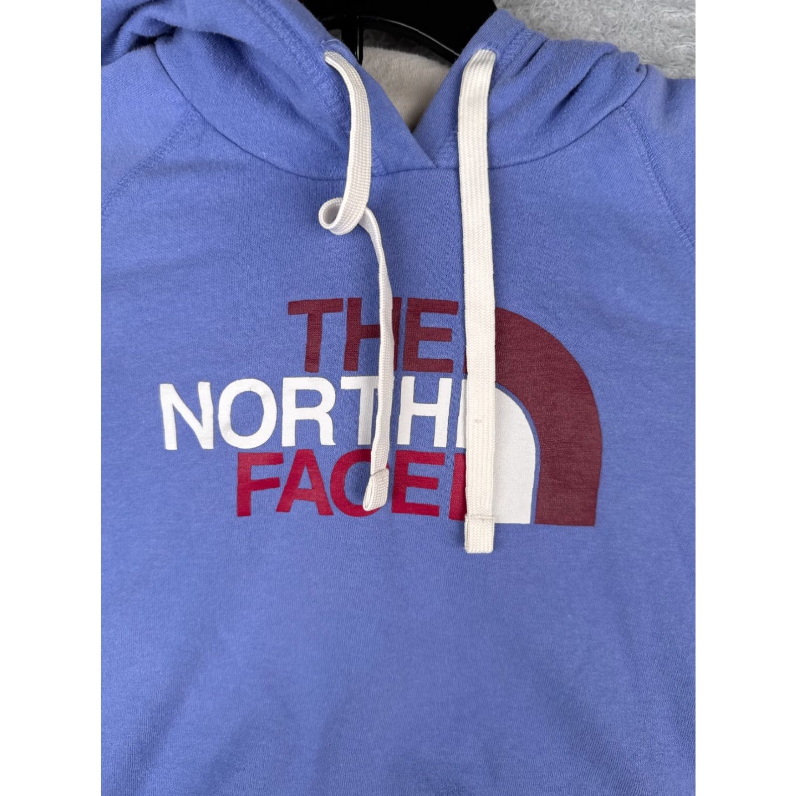The North Face The North Face Hoodie Womens S Purple Logo Cotton Blend Long Sleeve Pullover Crew Neck Hooded Shirt? Size S / US 4 / IT 40 - 6 Thumbnail