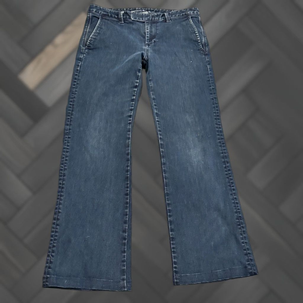Banana Republic VINTAGE Banana Republic Jeans Women’s 28 Blue Denim Trouser Bootcut Stretch Limited Size 28" / US 6 / IT 42 - 1 Thumbnail