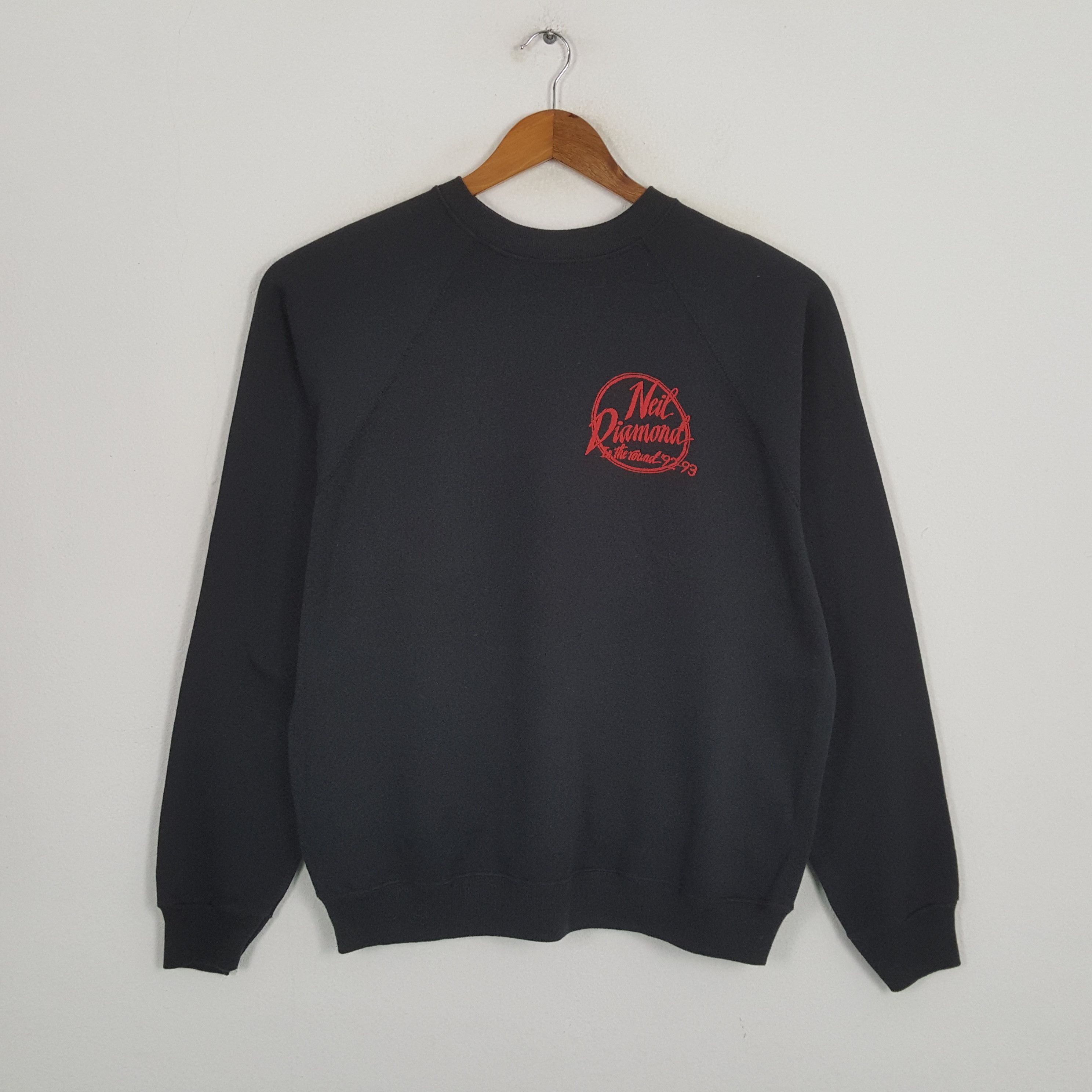 Band Tees × Vintage Vintage 90s NEIL DIAMONDS Streetwear Skateboard Sweatshirst Size US L / EU 52-54 / 3 - 3 Thumbnail