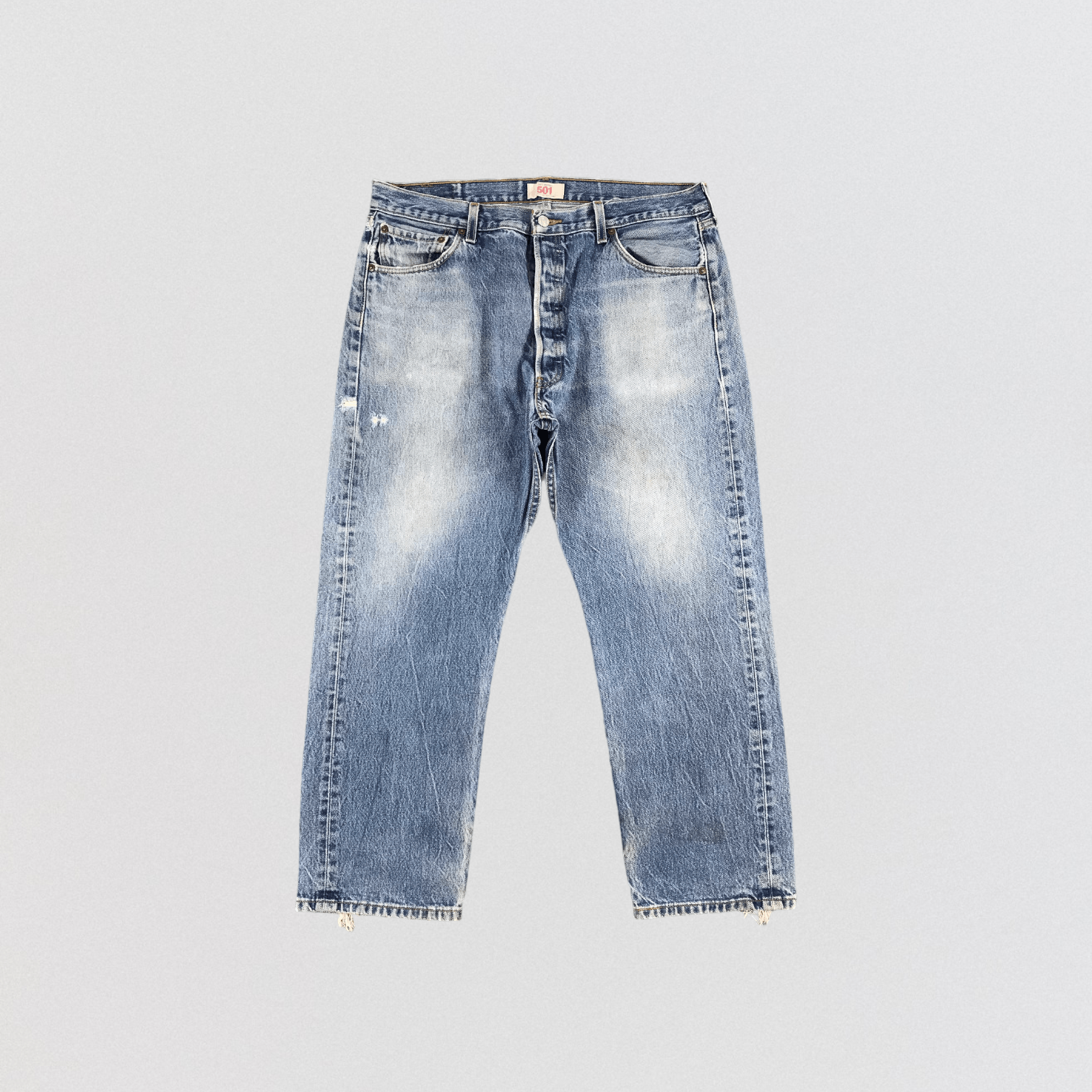 Levi's × Vintage Vintage Blue Wash Levis 501 Jeans-JM1652 Size US 37 - 1 Thumbnail