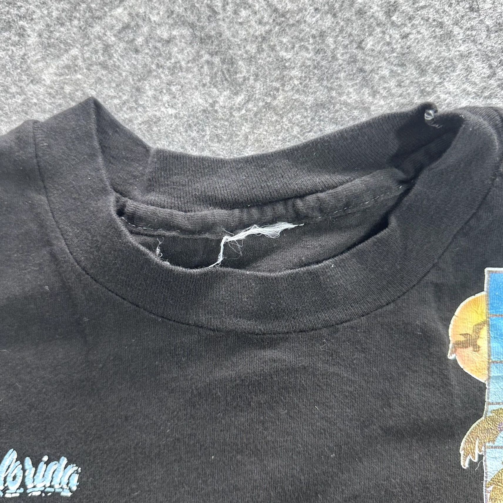Vintage VINTAGE Florida Shirt Mens Medium Black Palm Trees Sunset Graphic Souvenir Vacation Tee Size US L / EU 52-54 / 3 - 4 Thumbnail