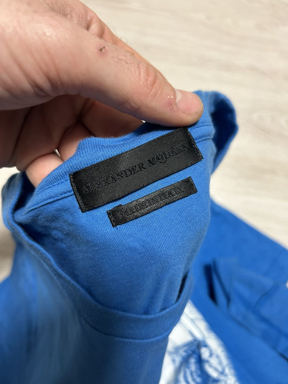 Alexander McQueen Alexander McQueen Big logo skull T-shirt Blue size S Size US S / EU 44-46 / 1 - 13 Thumbnail